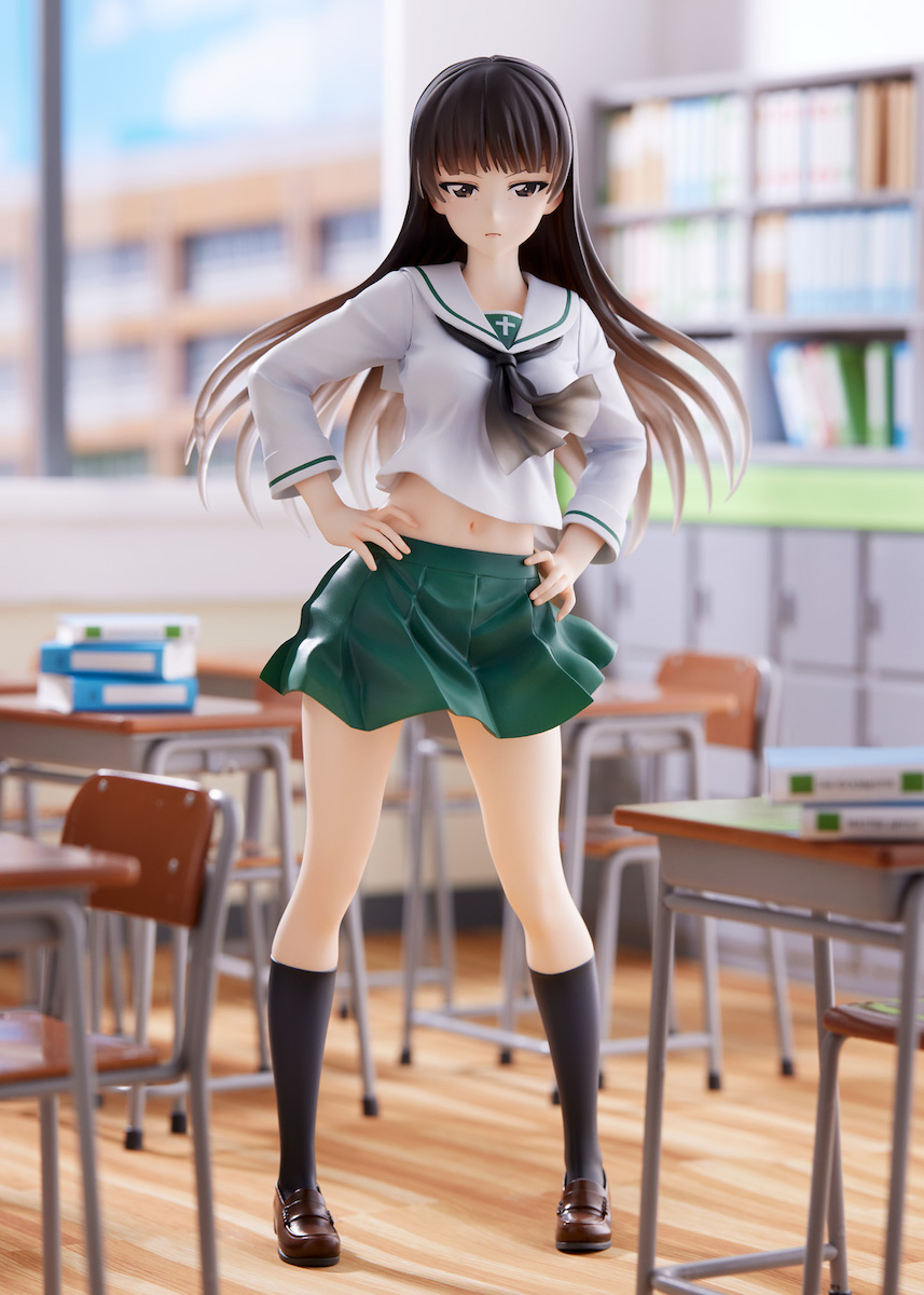 Girls und Panzer Senshadou Daisakusen! - Shiho Nishizumi 1/7 Scale Figure (Oarai Girls High Ver.) image count 0